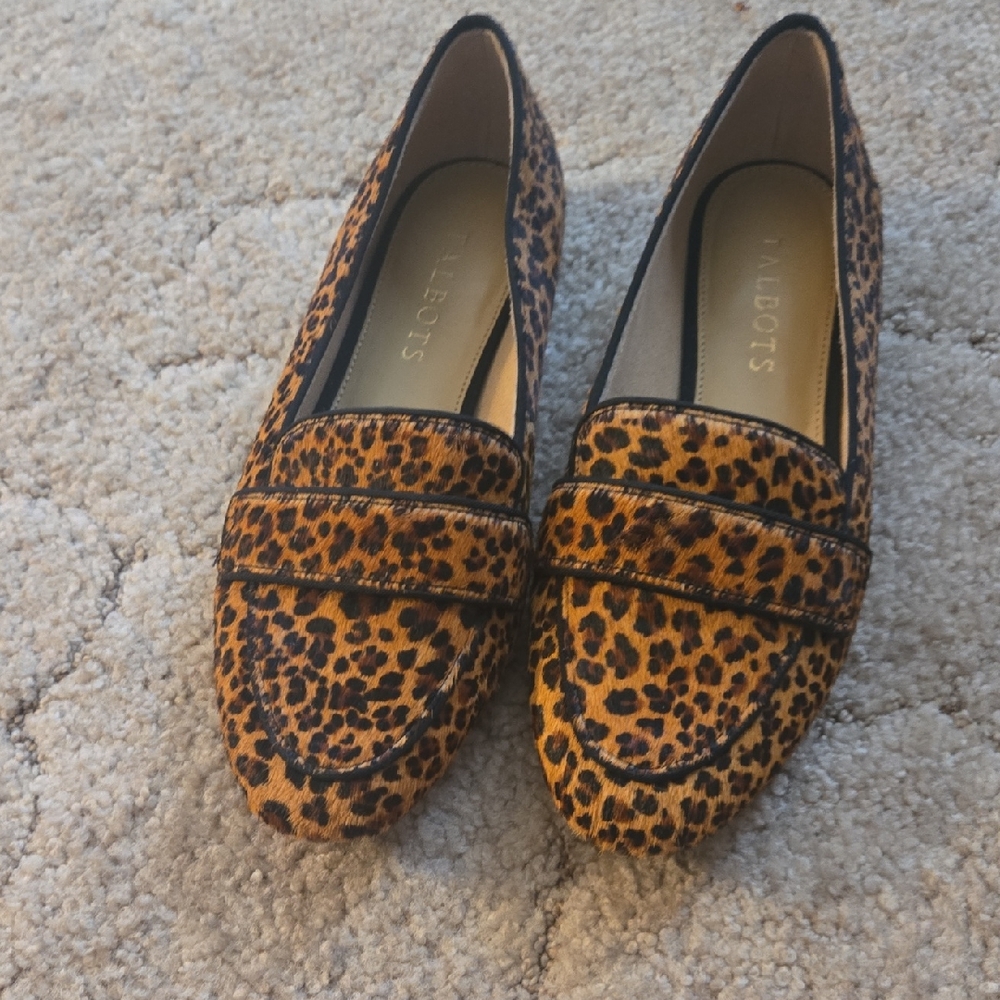 Talbots Leopard Pattern Loafers